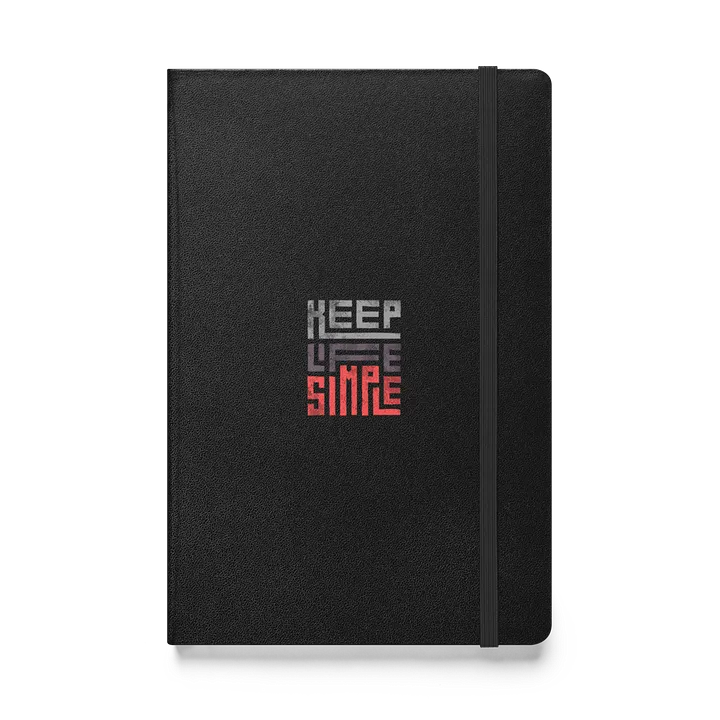 'Keep Life Simple' Hardcover Bound Notebook product image (1)