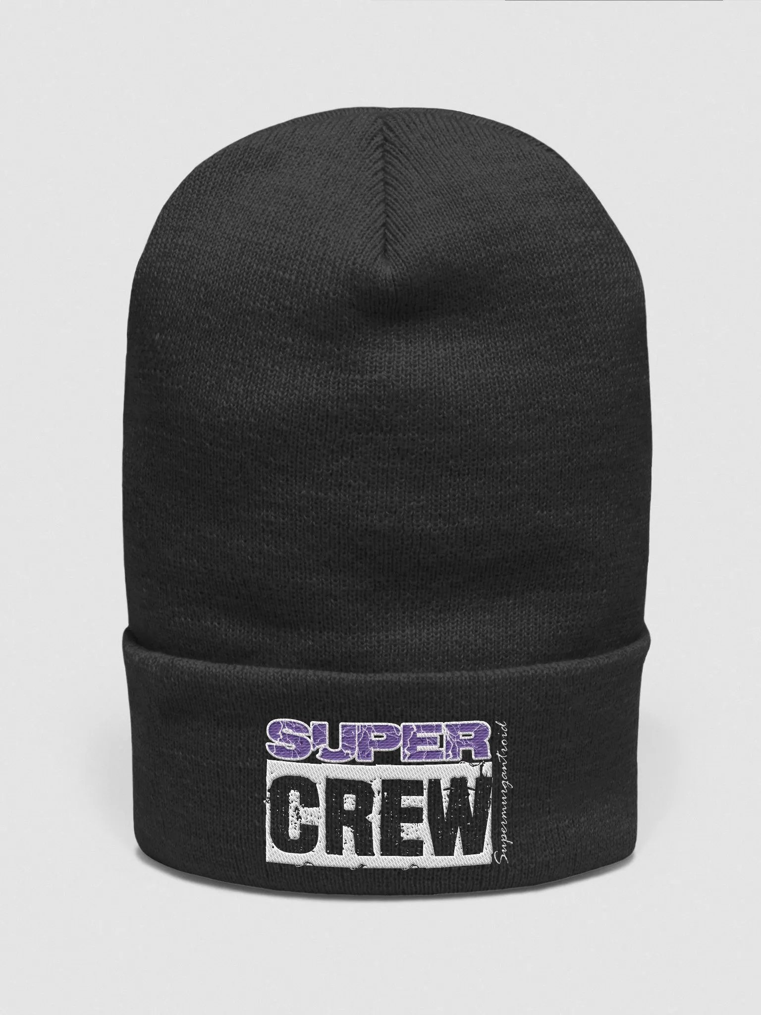 Super Crew - Purple Signature Series Dark Long Beanie product image (1)