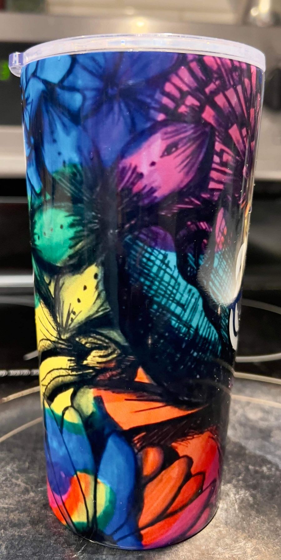 BadgerMakes Tiedye Flower 20oz Tumbler product image (7)