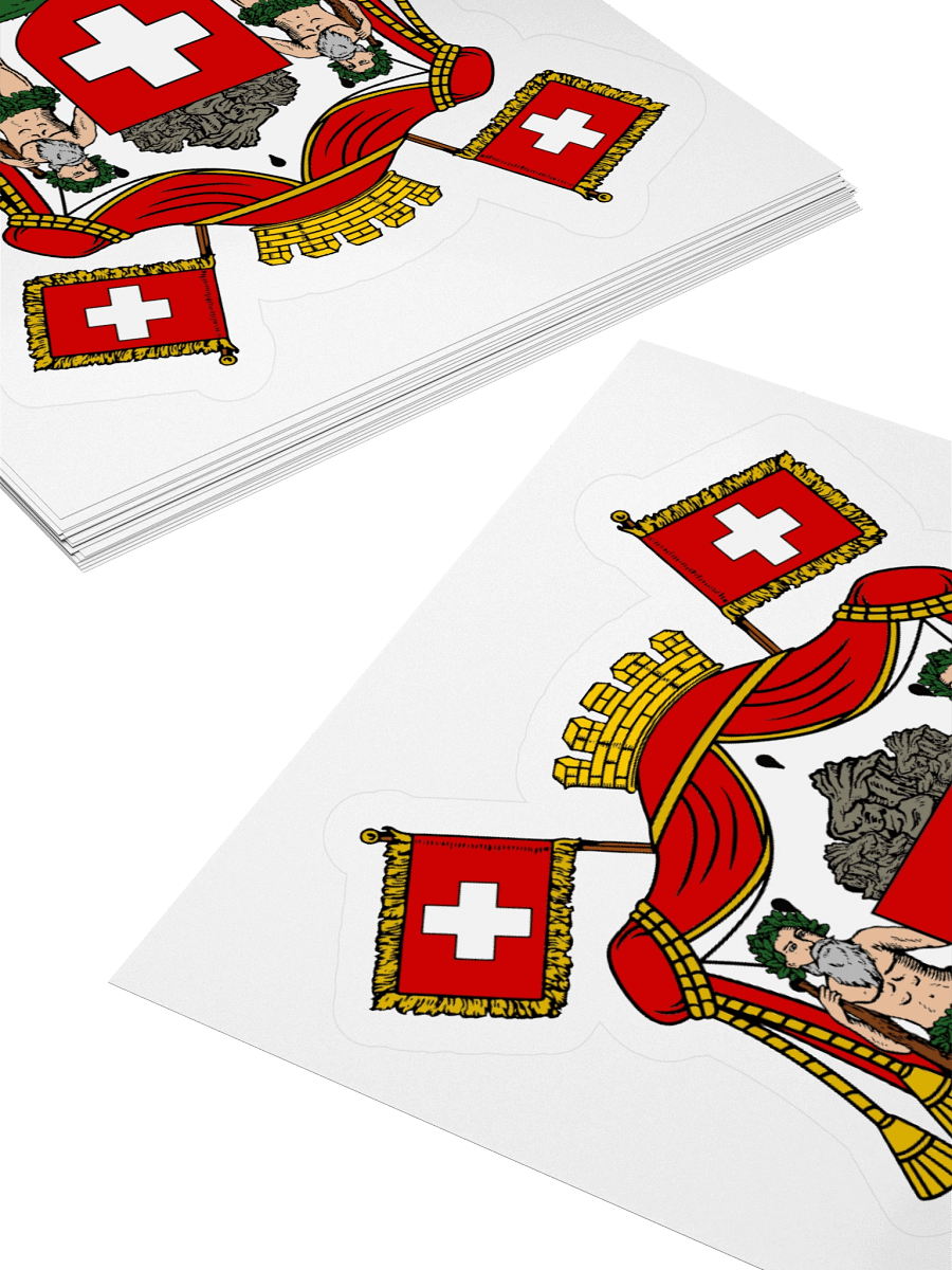 The Shield of Switzerland Kiss Cut Sticker product image (4)