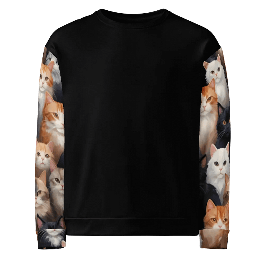 Purrfectly Adorable Cat Lovers Unisex Sweatshirt product image (1)