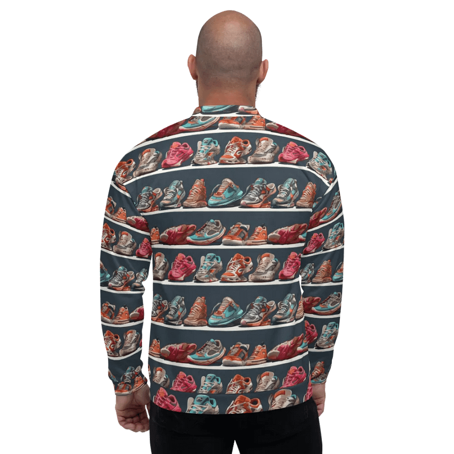 Sneakers Pattern All Over Print Jacket product image (4)