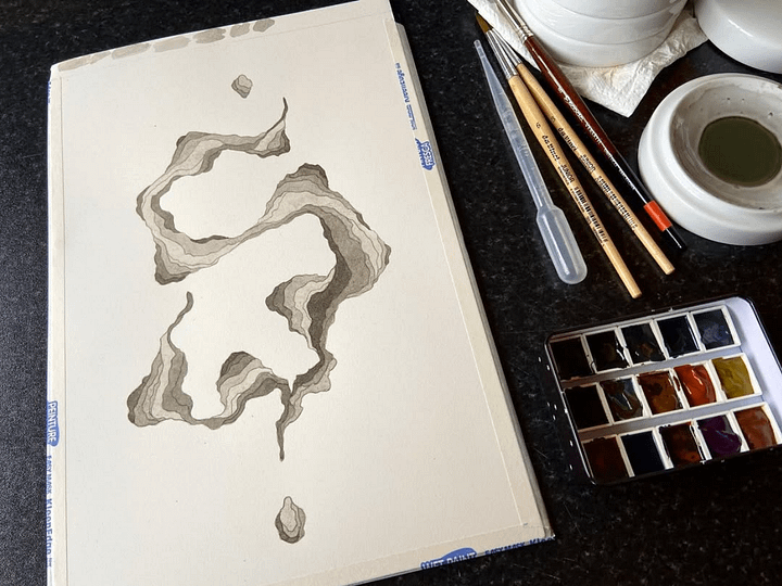 original painting : smoke ii product image (2)