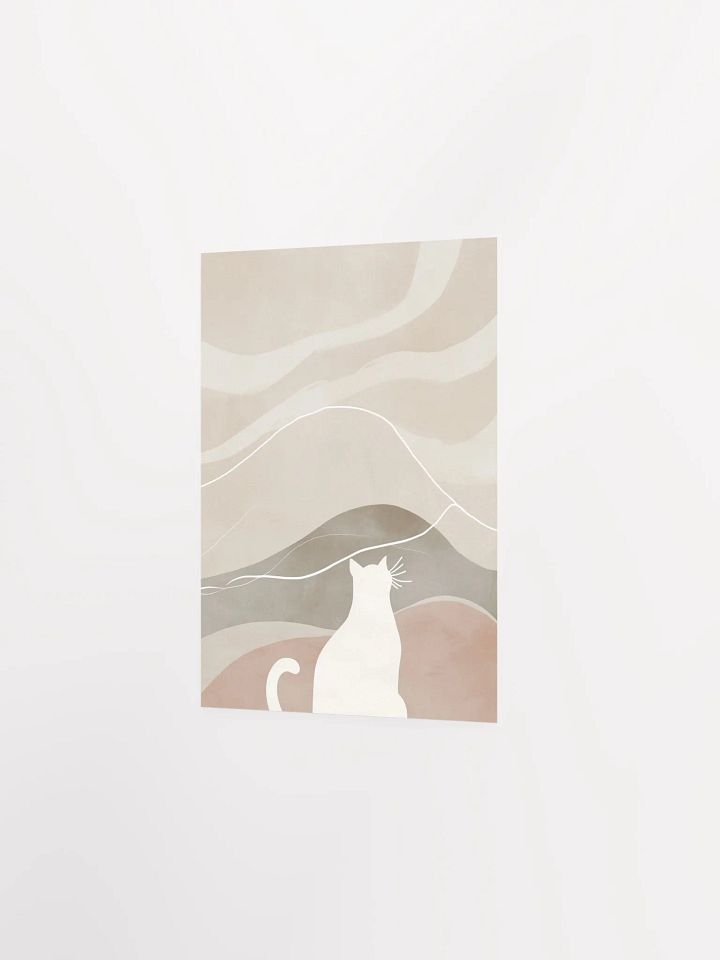 Minimalist Cat Silhouette Poster product image (4)