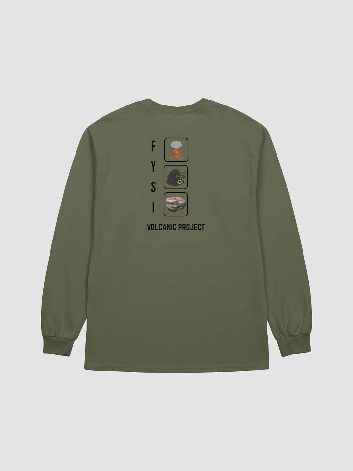 Volcanic Geological Wonderlands organic cotton long sleeve t-shirt product image (2)