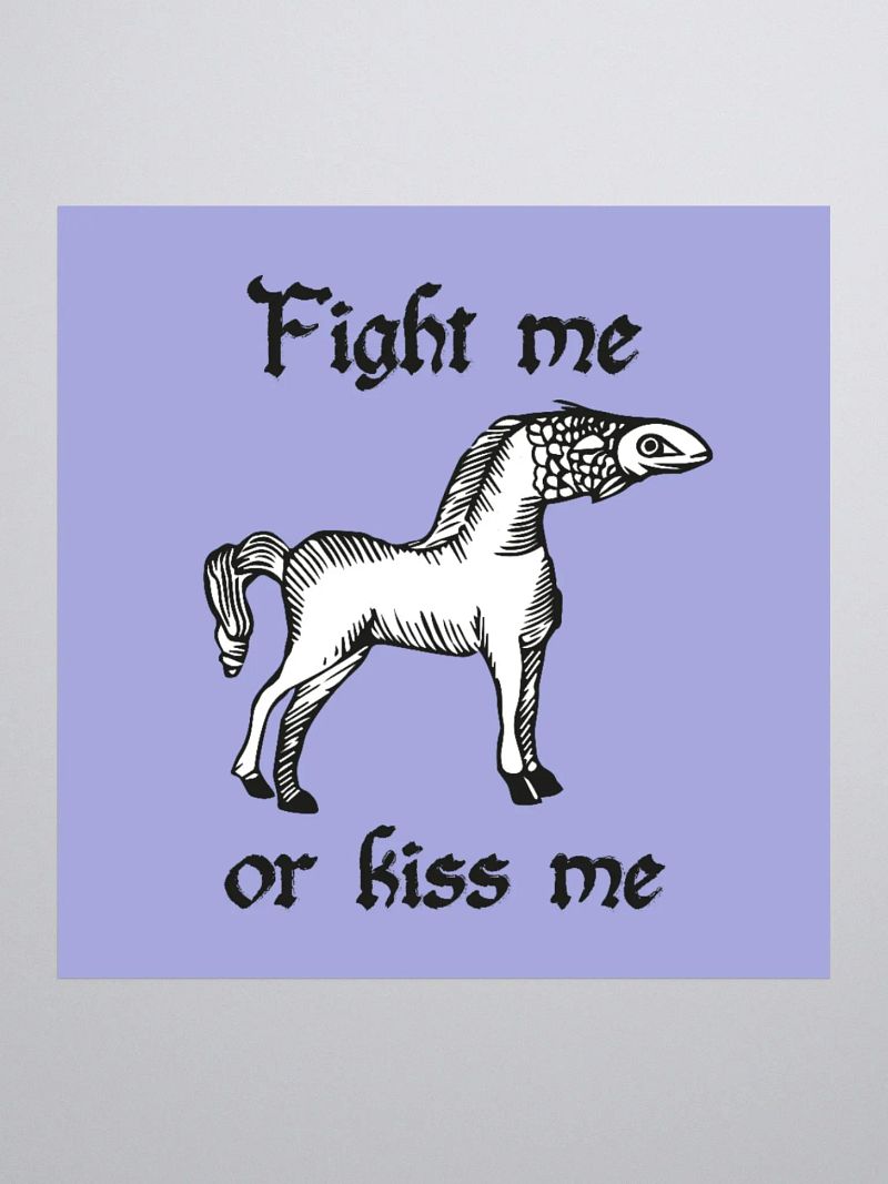 Fight Me Sticker