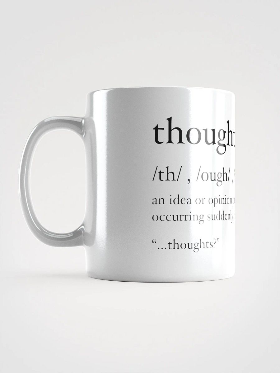 Thoughts Definition Mug product image (2)
