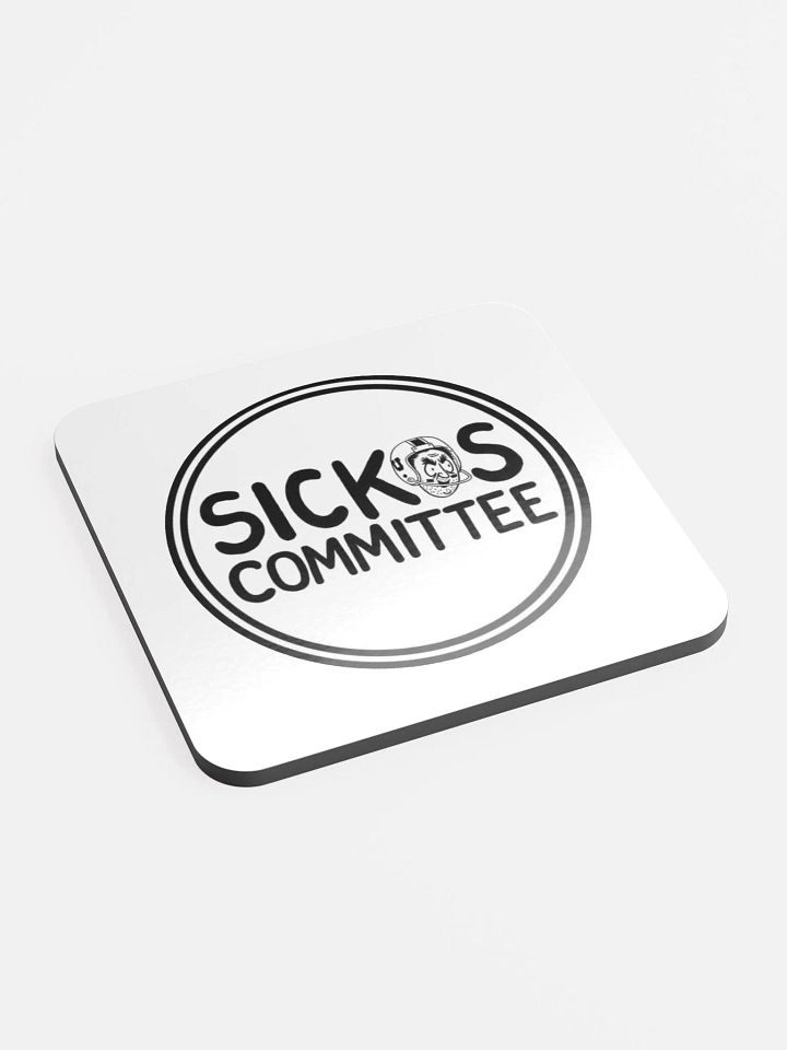 Sickos Committee Logo Glossed Cork Coaster product image (2)