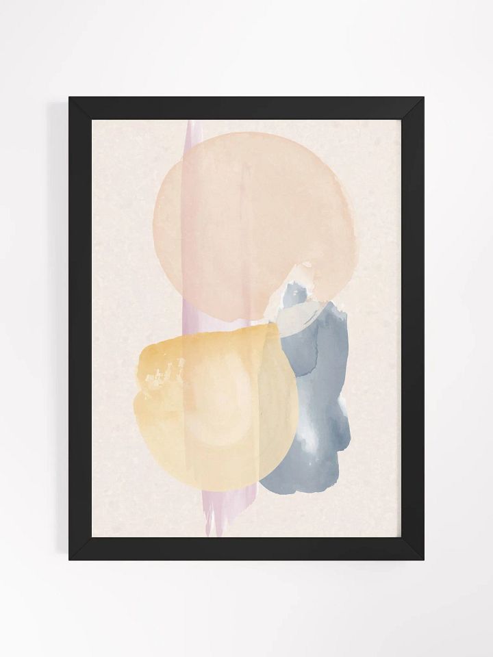 Harmony in Abstract Shapes Framed Poster product image (3)