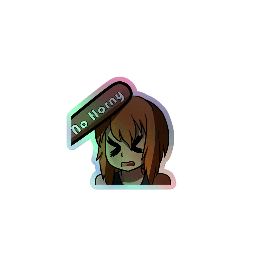 Miko No Horny (BONK) Holo-Sticker! product image (1)
