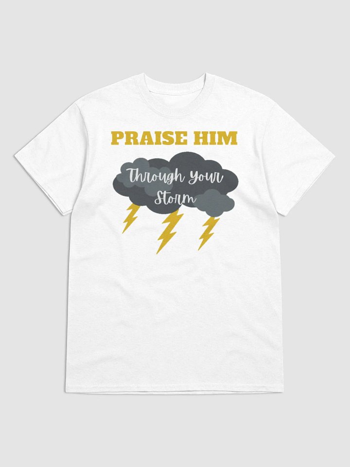 PRAISE HIM THROUGH YOUR STORM T-SHIRT product image (1)