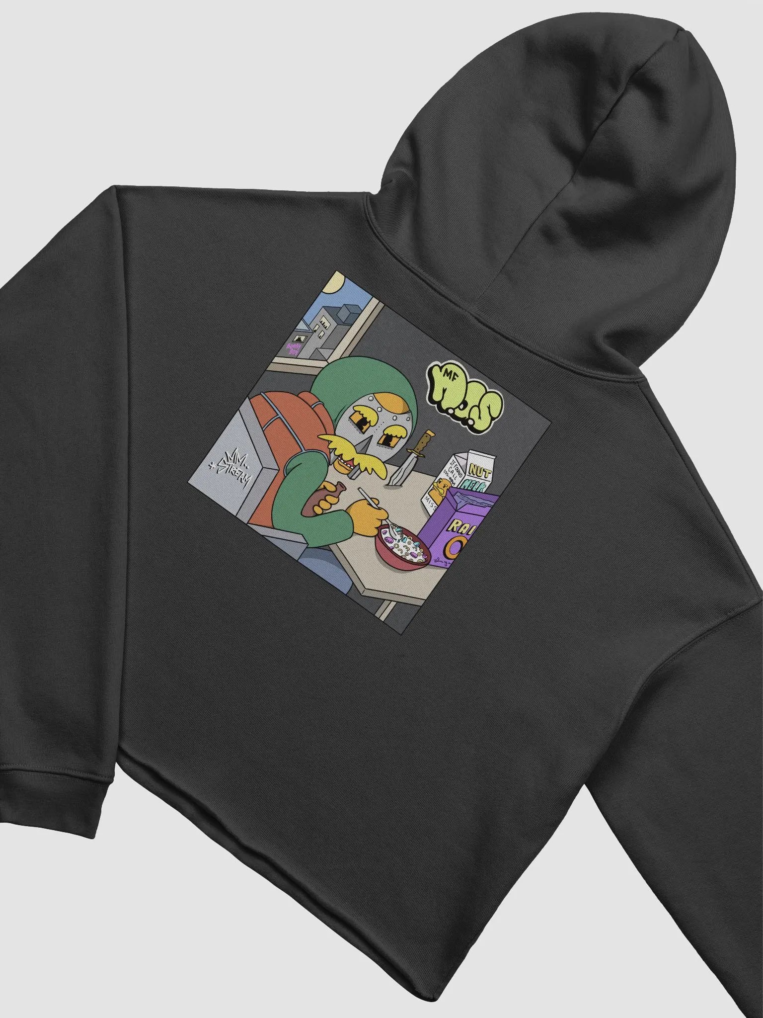 Trippy Album Cropped Hoodie product image (4)