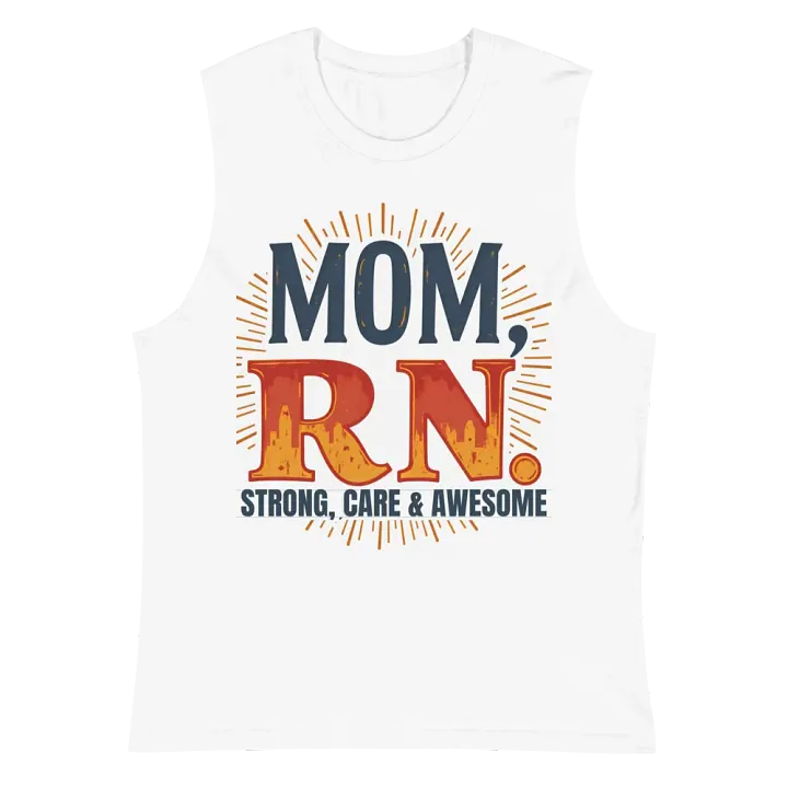 Radiant Mom RN Muscle Tank product image (2)