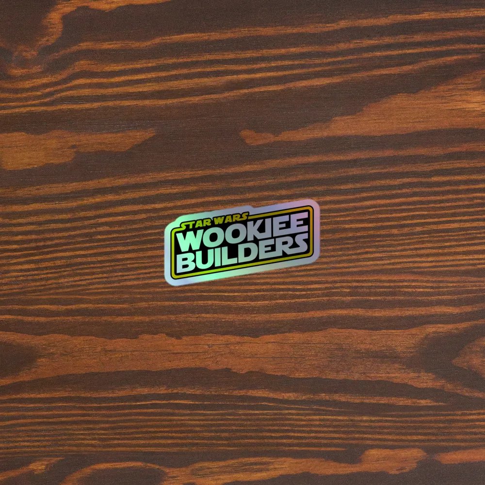 Wookiee Builders Logo Sticker (Holo) product image (5)