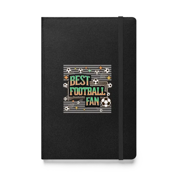 Best Football Fan Celebration Hardcover Notebook product image (1)