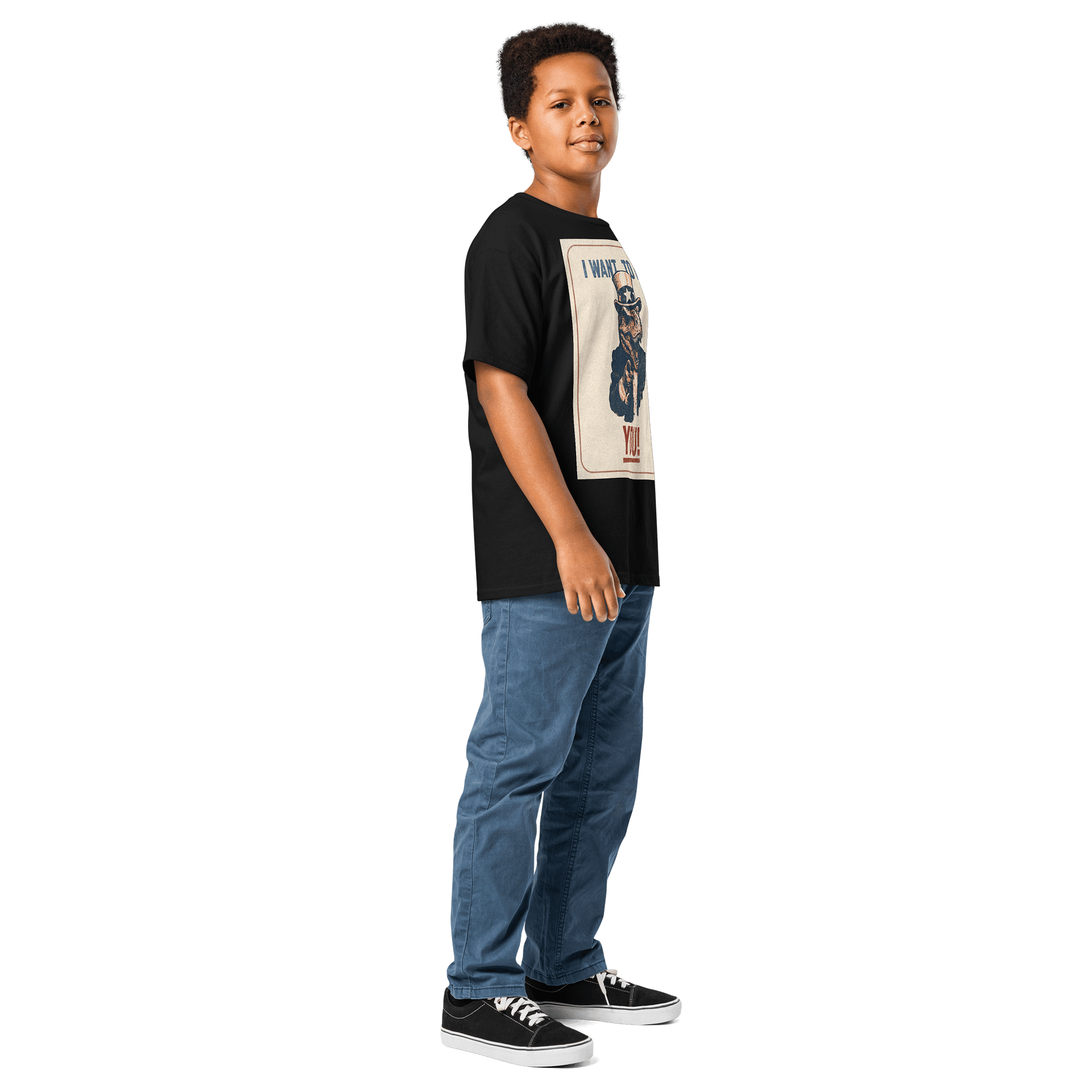 Uncle Sam T. Rex Poster Funny Dinosaur Shirt product image (3)