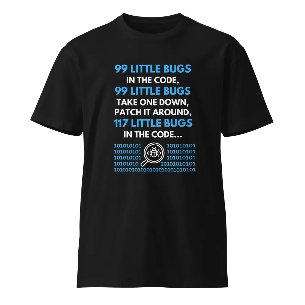 99 Little Bugs In The Code Programmer Unisex Premium T-Shirt product image (1)