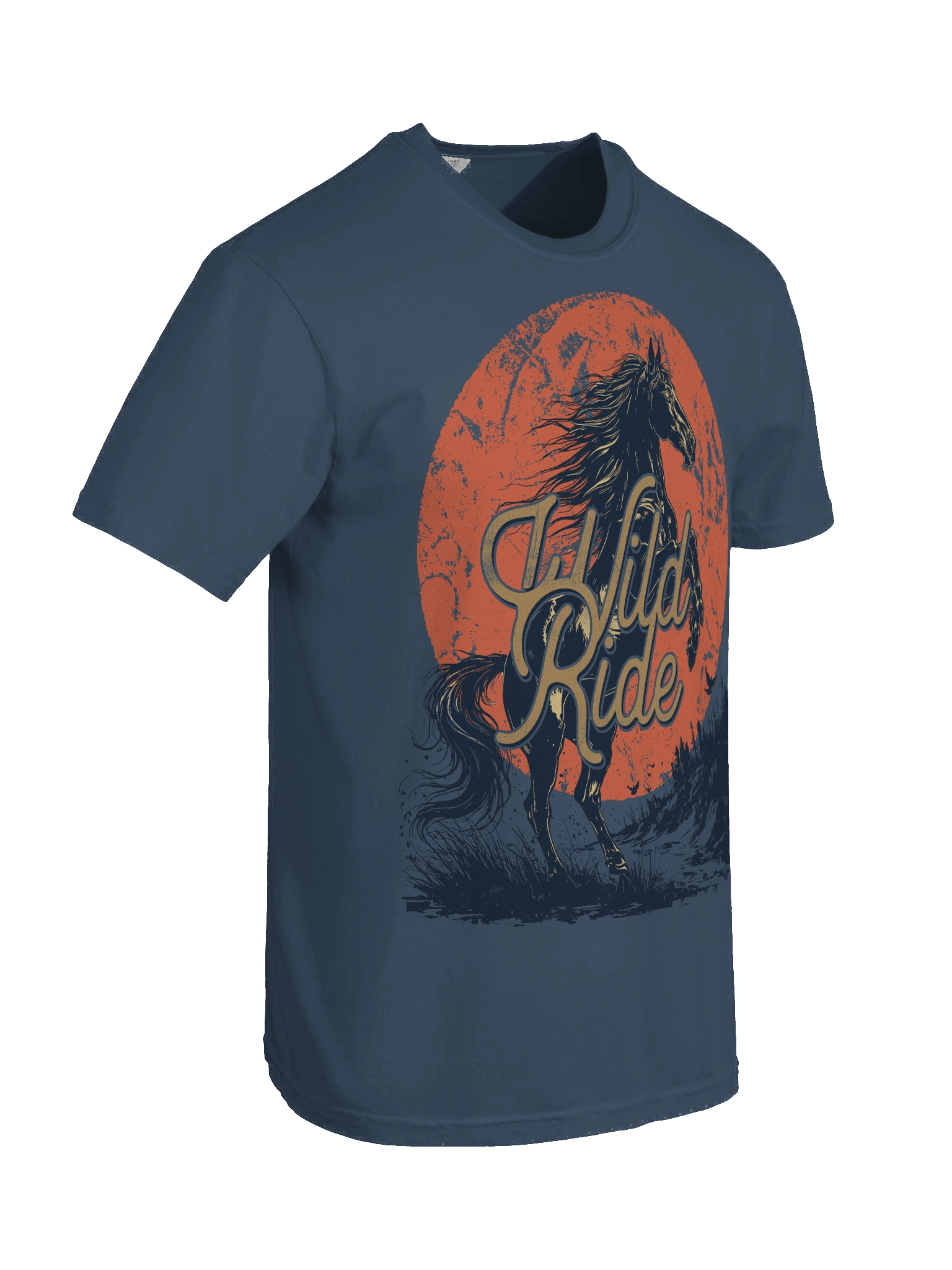 The "Wild Ride" Vintage Horse Heavy Weight T-shirt product image (5)