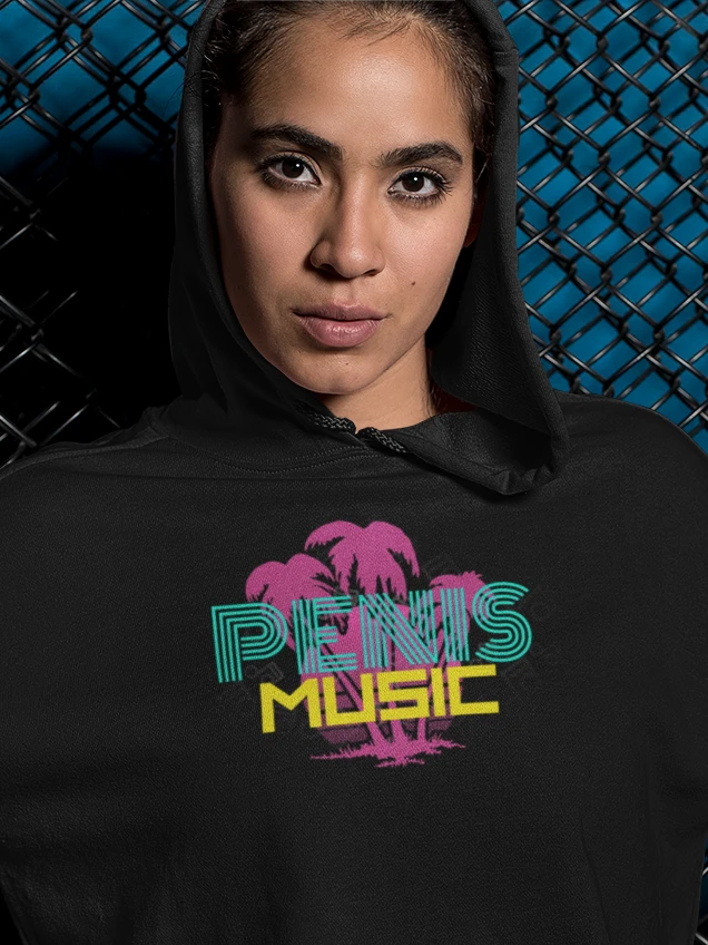 the music of the new generation fleece crop hoodie product image (1)