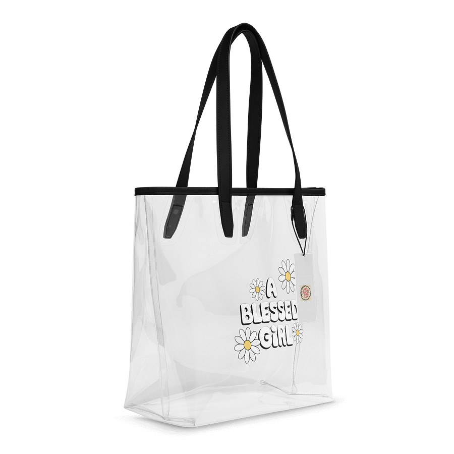 Blessed Daisy Clear Tote Bag product image (6)