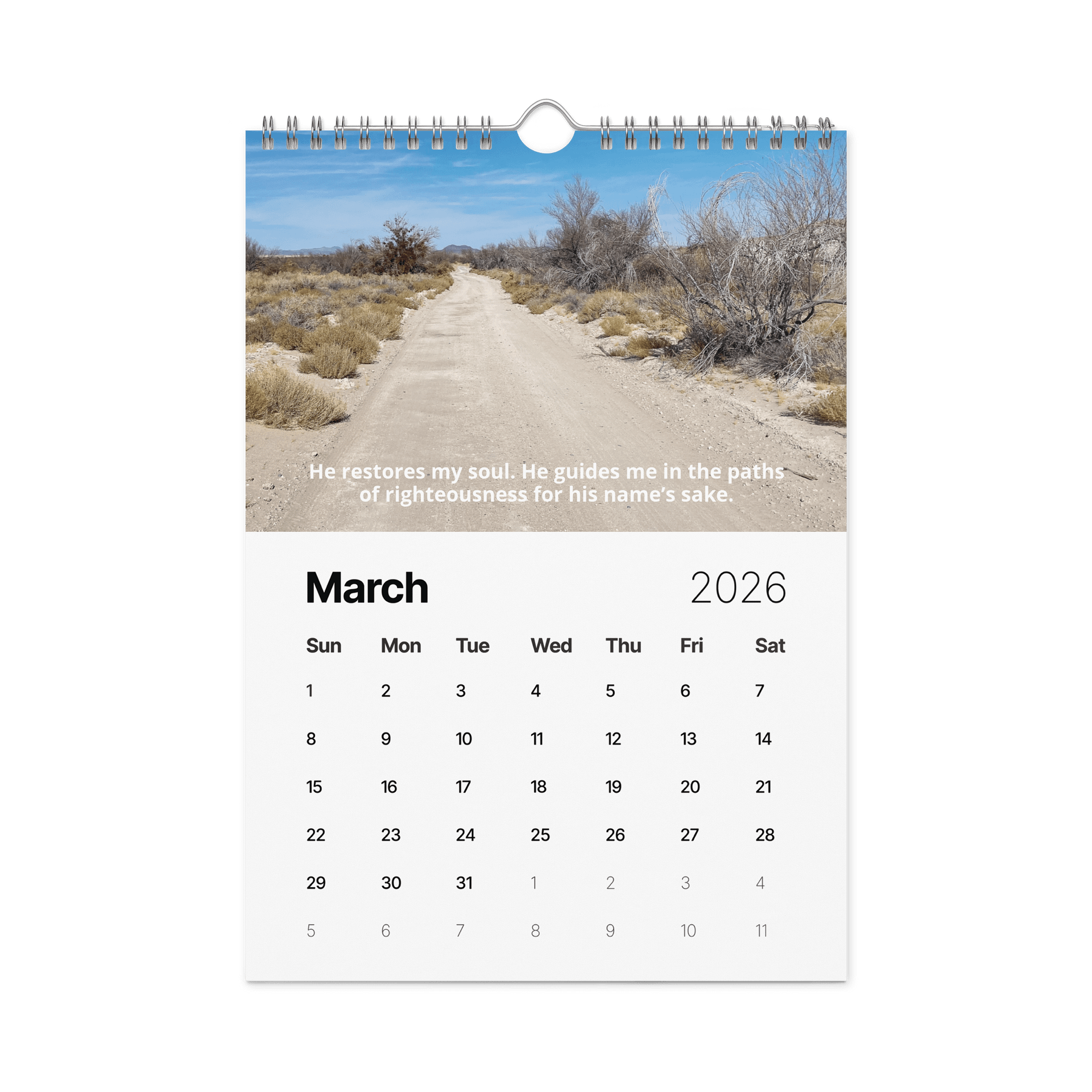 2026 Roads Less Traveled Photo Calendar product image (4)