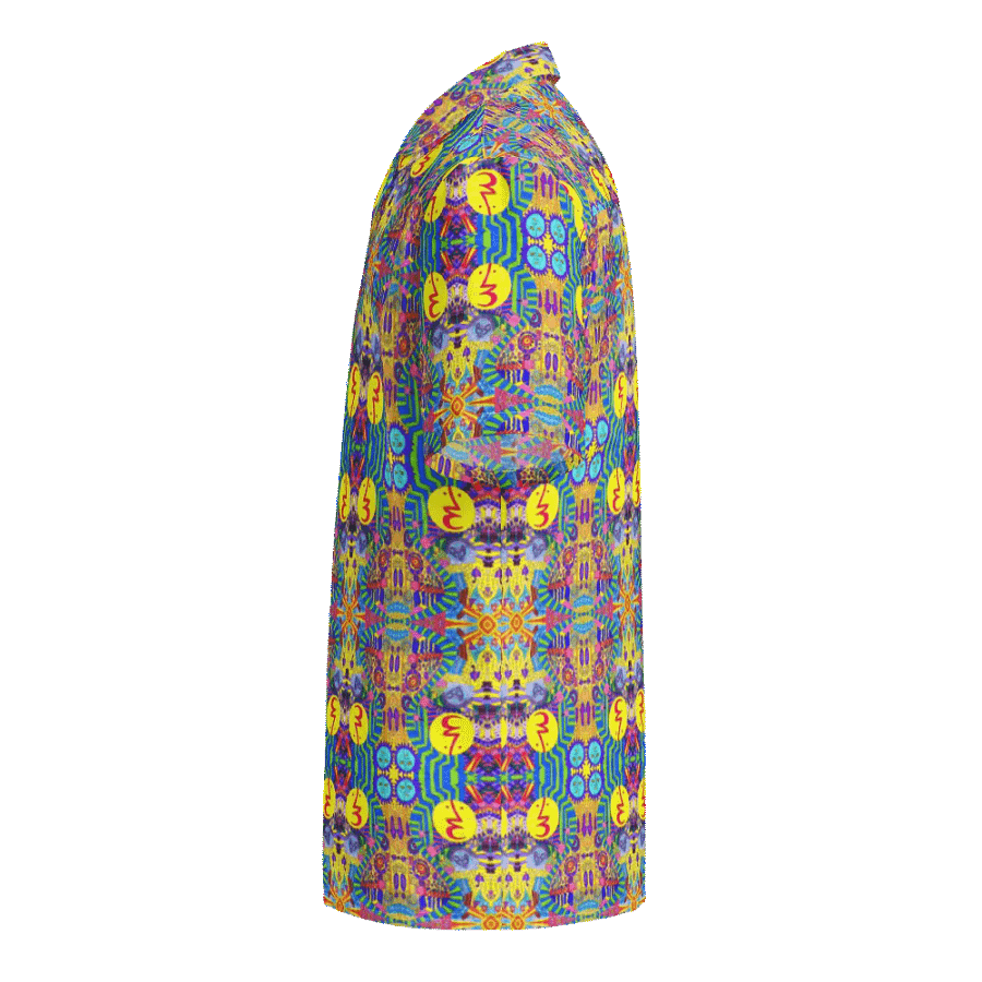 Abstract Colourful Doodles Unisex Hawaiian Shirt product image (9)