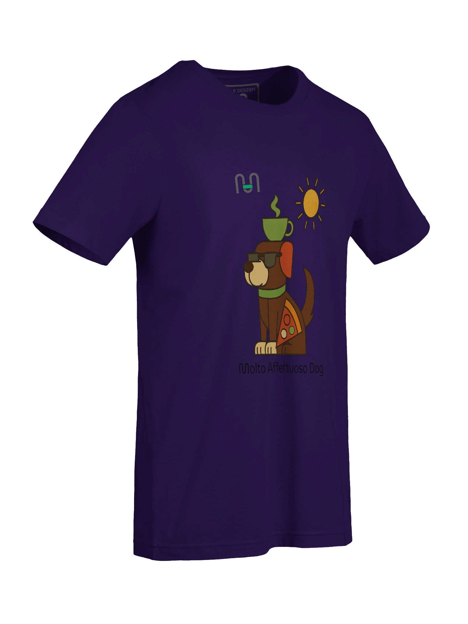 Espresso Pup Pizza Charm Tee – M Style - M-Art & Design product image (77)