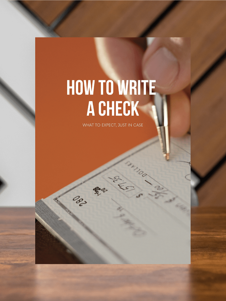 How to Write a Check: Step-by-Step Mini Guide product image (1)