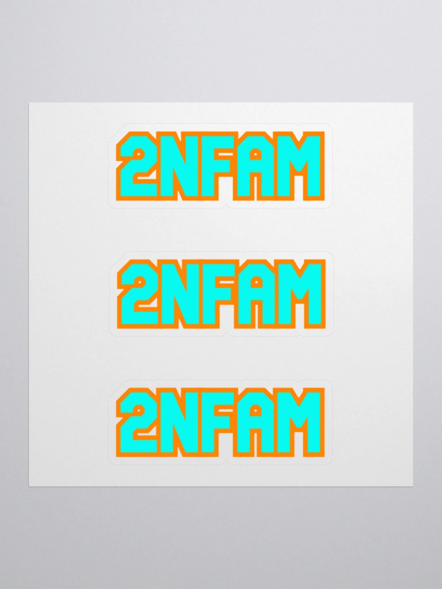 2NFAM 3x Stickers product image (1)