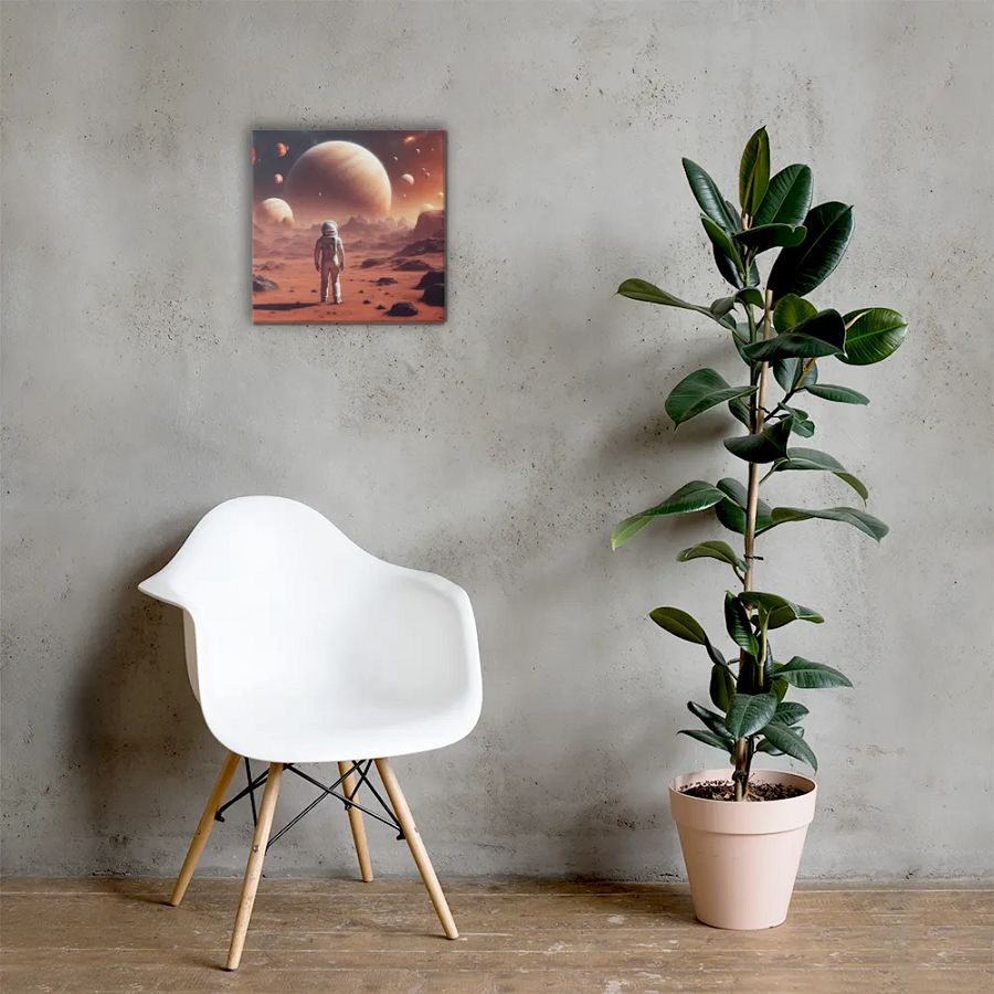 Astronaut On Alien Planet Wall Art product image (7)