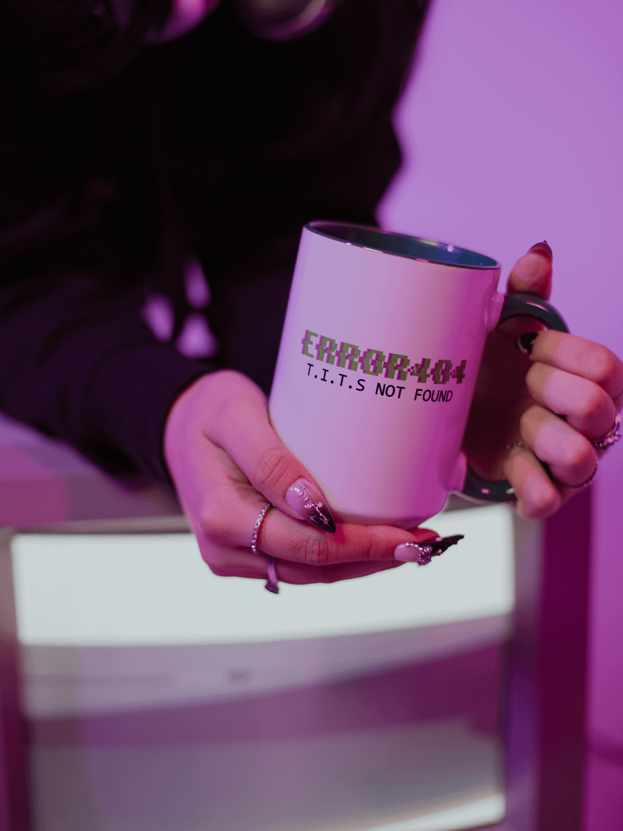 ERROR404 T.I.T.S NOT FOUND Enamel Mug product image (6)