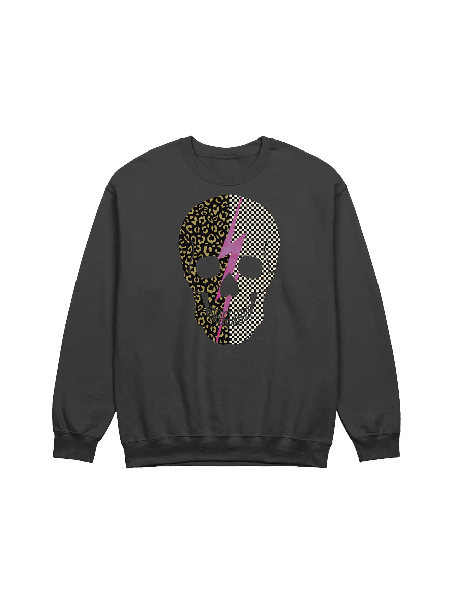 Leopard vs. Checker Skull Sweatshirt product image (1)