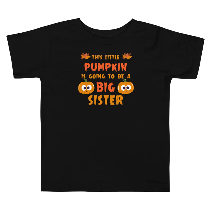 Big Sister Pumpkin Halloween Tee product image (2)