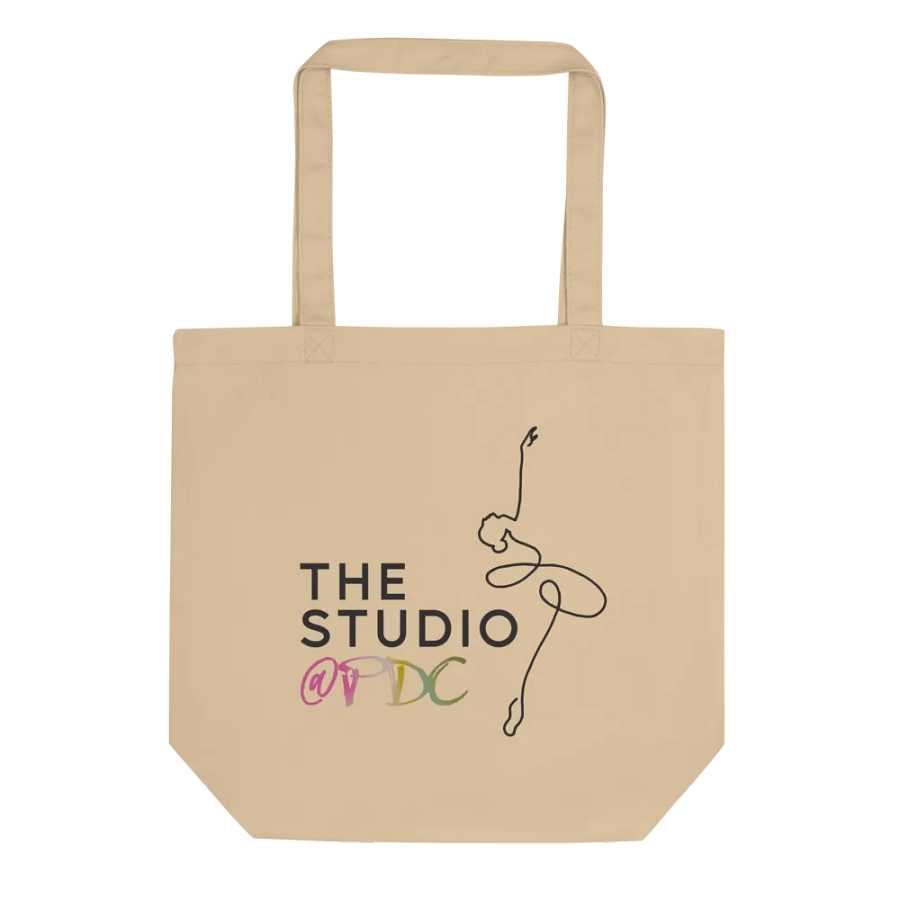 Organic Small Tote | Beige with Studio Logo product image (1)