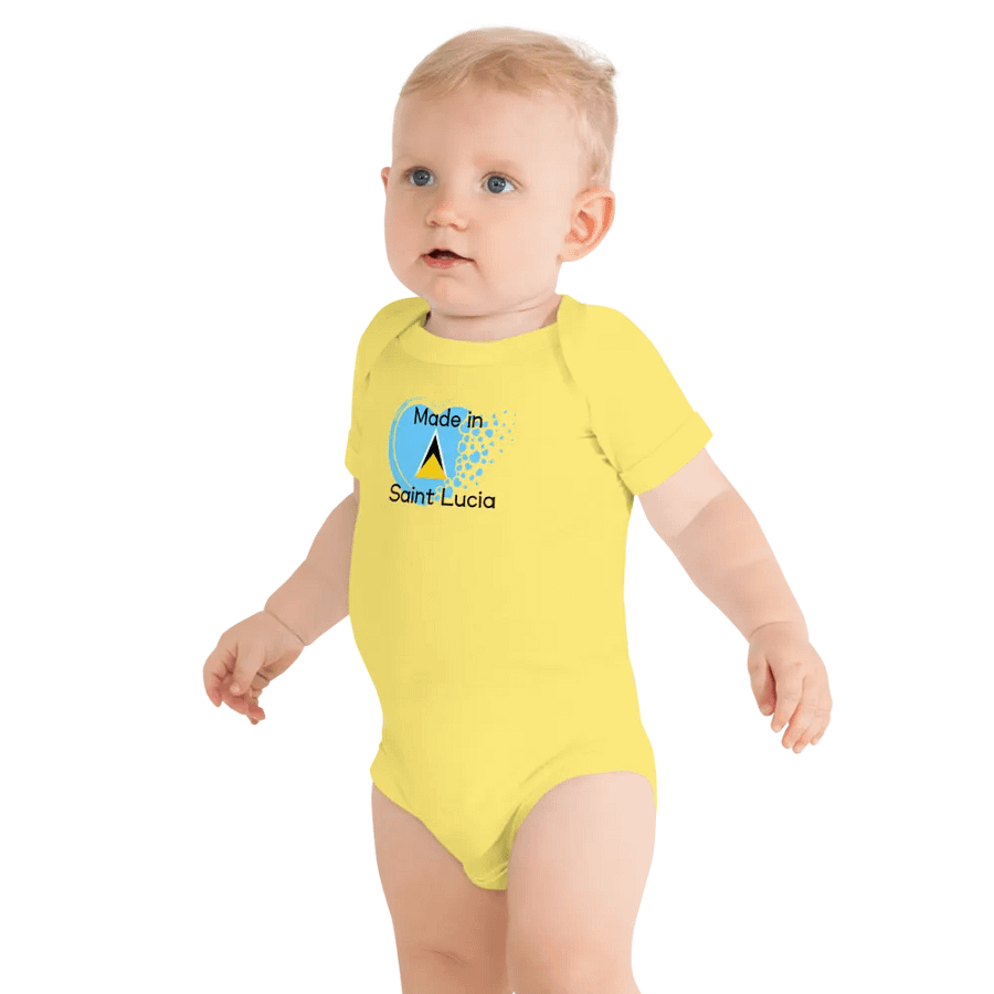 Heartfelt Made in Saint Lucia Baby Onesie product image (11)