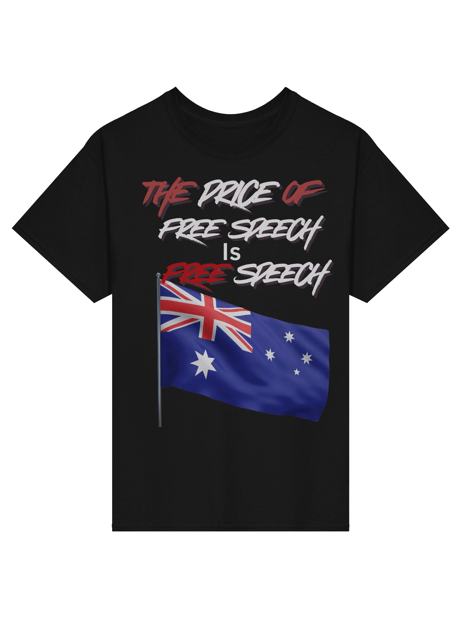 Australian Flag Free Speech Tee product image (2)