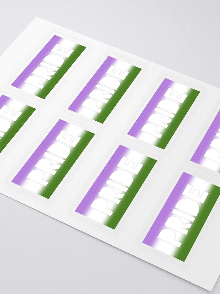 Gender Queer Pride On Display - Stickers product image (2)