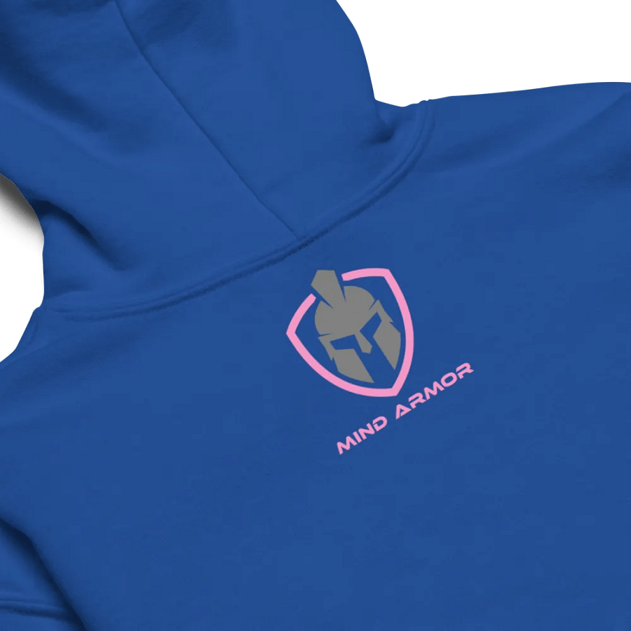 Mind Armor Youth Hoodie - Pink Logo product image (9)