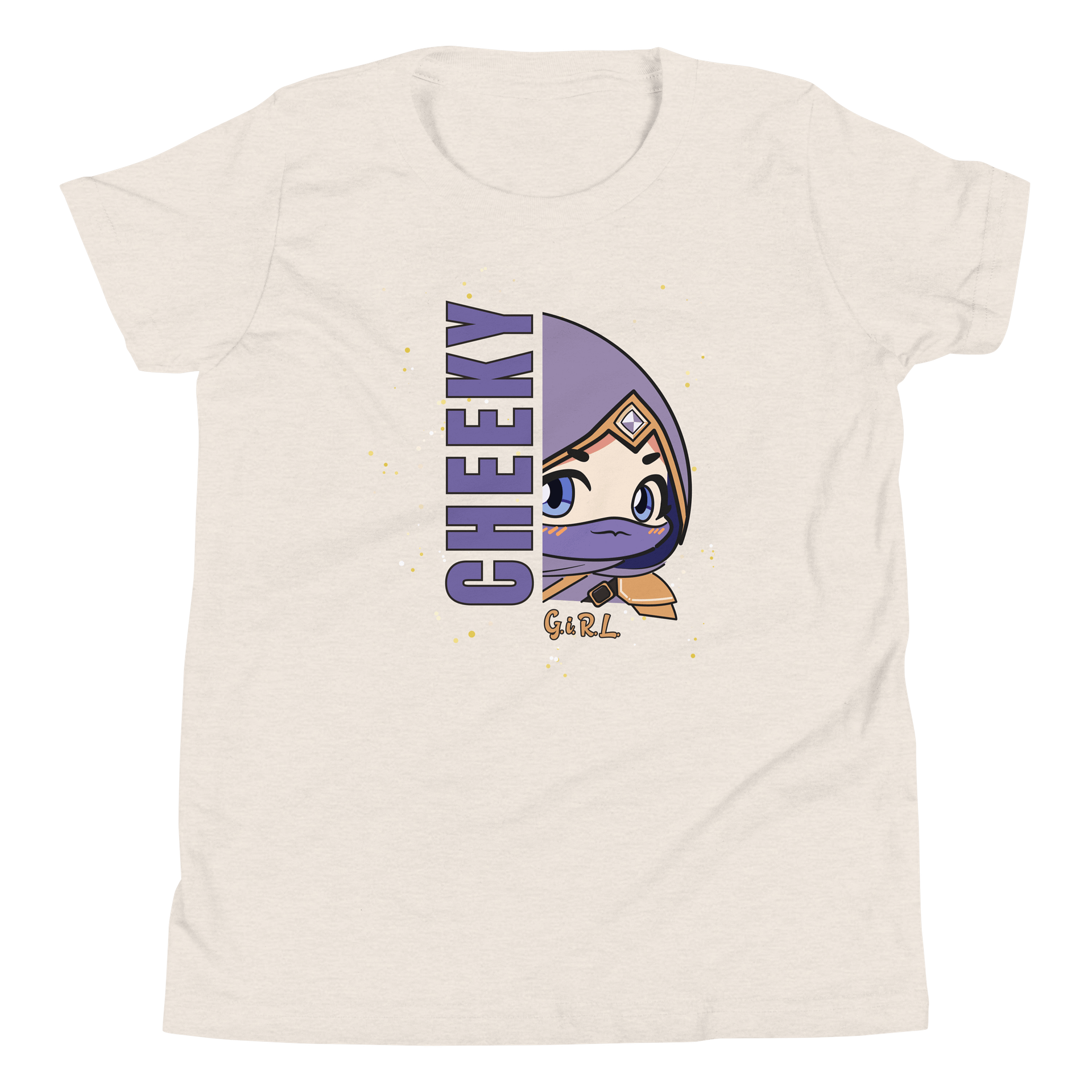 Gamer girl shirt - Cheeky from Level Up series by G.i.R.L. youth product image (2)