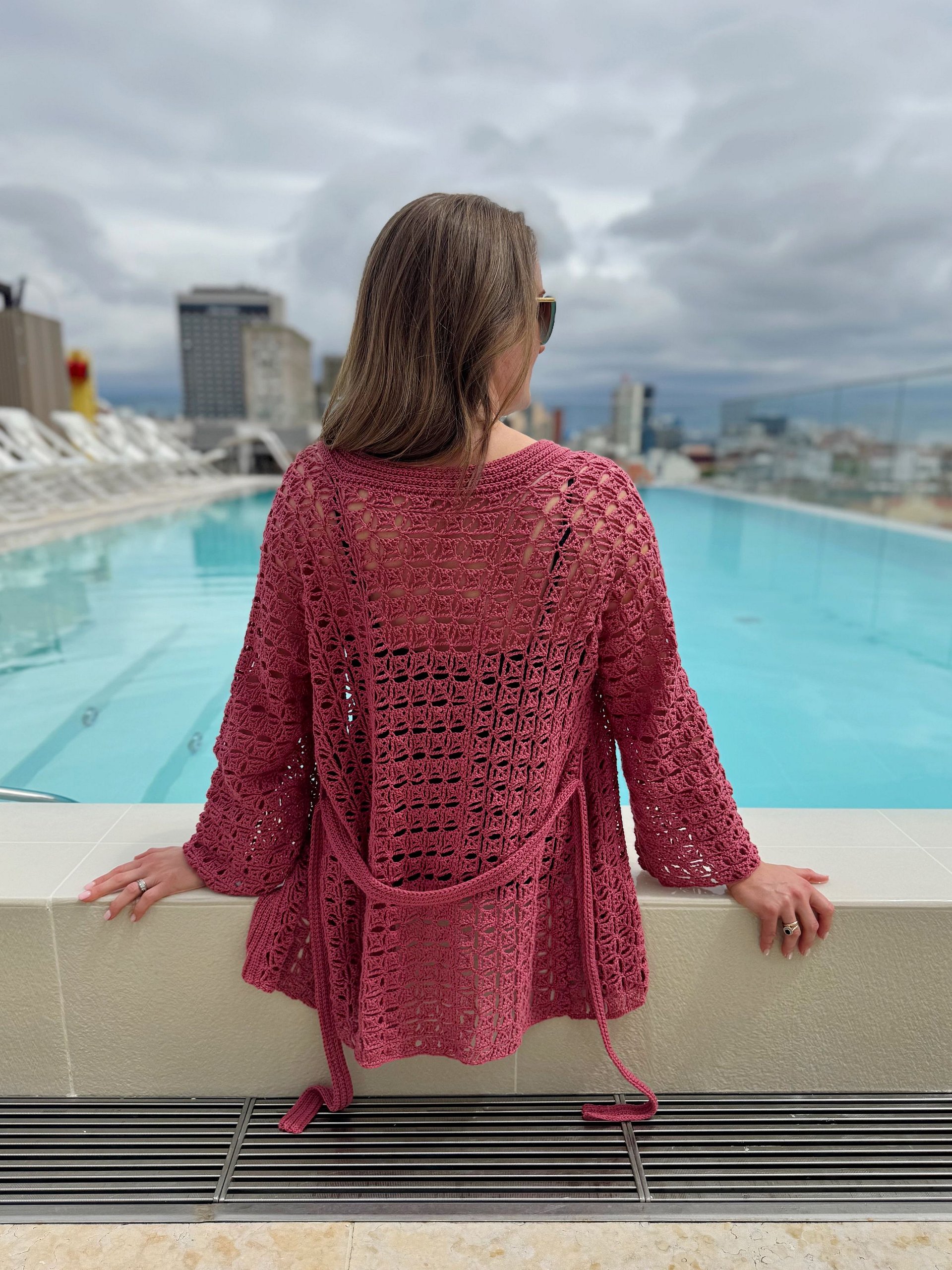 Lace Crochet Cardigan Pattern, Sizes Xs-5X with Video Tutorial product image (1)