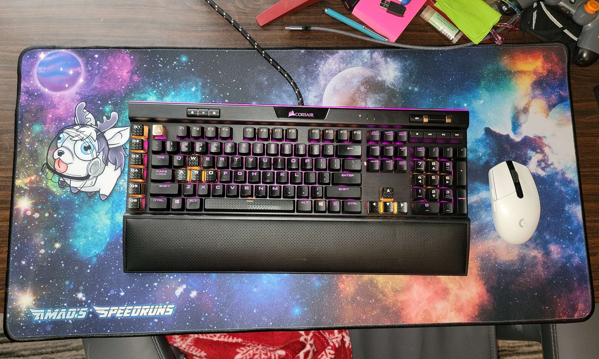 Derpy Talyn - Outer Space Desk Mat (15.5