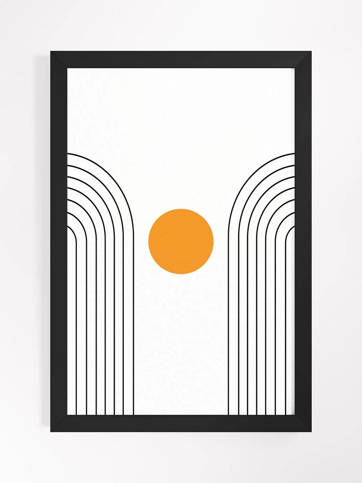 Symmetry in Orange Poster product image (5)