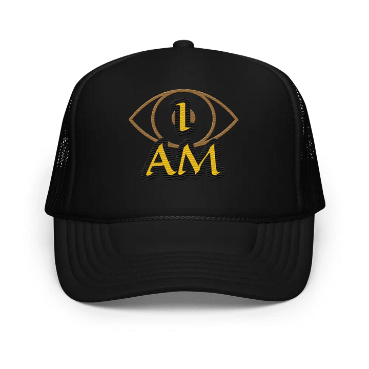 Eye AM Trucker Hat product image (1)