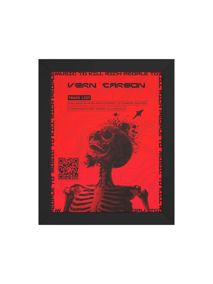 Music To Kill Rich People To - Framed Poster product image (1)