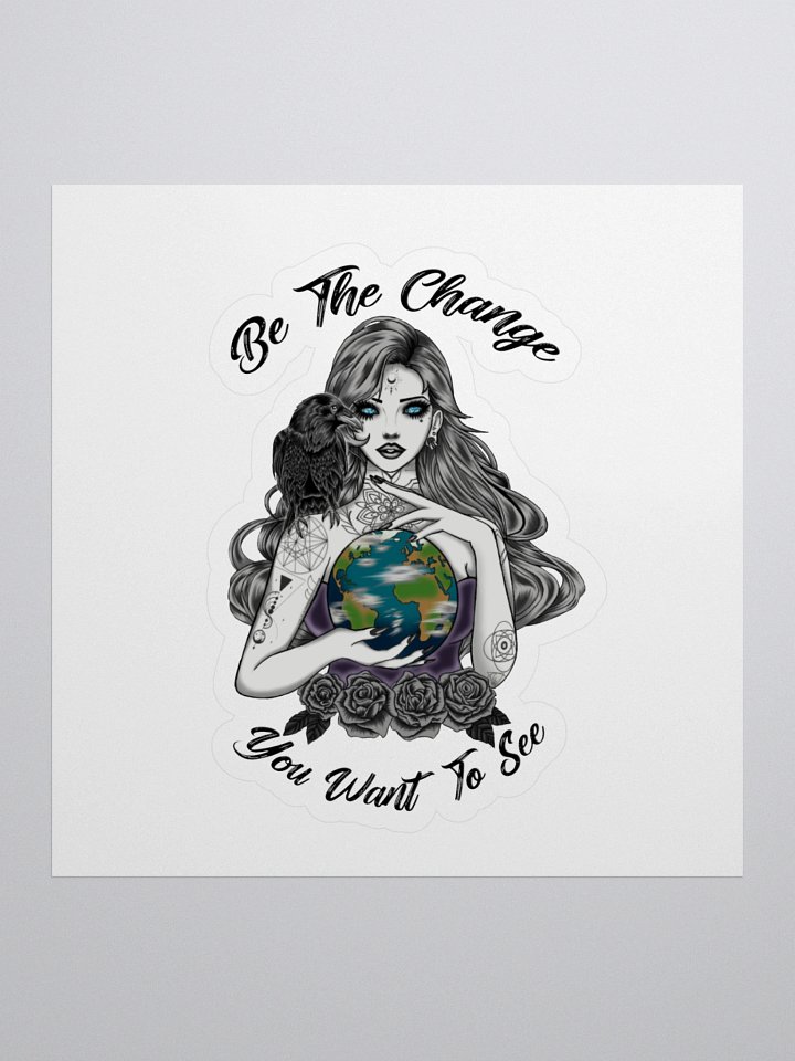 Be the Change Sticker product image (1)