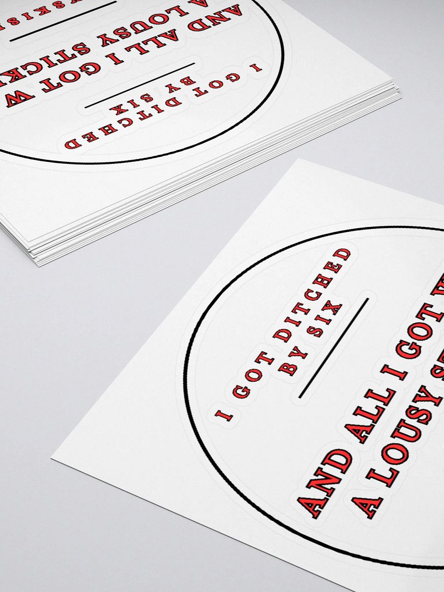 Ditched By Six - Sticker product image (10)