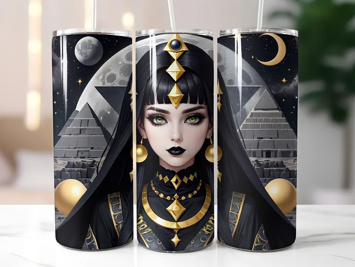 Mystic Girl 20 oz Skinny Stainless Steel Tumbler - v4 product image (2)