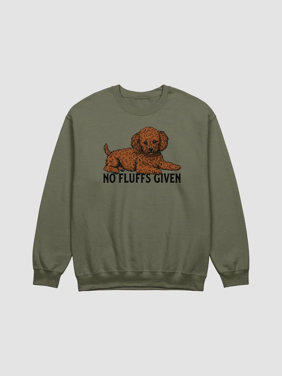 No Fluffs Given Sweatshirt of a Toy Poodle(Chocolate) | Funny Shirt for Poodle Paw-rents product image (16)