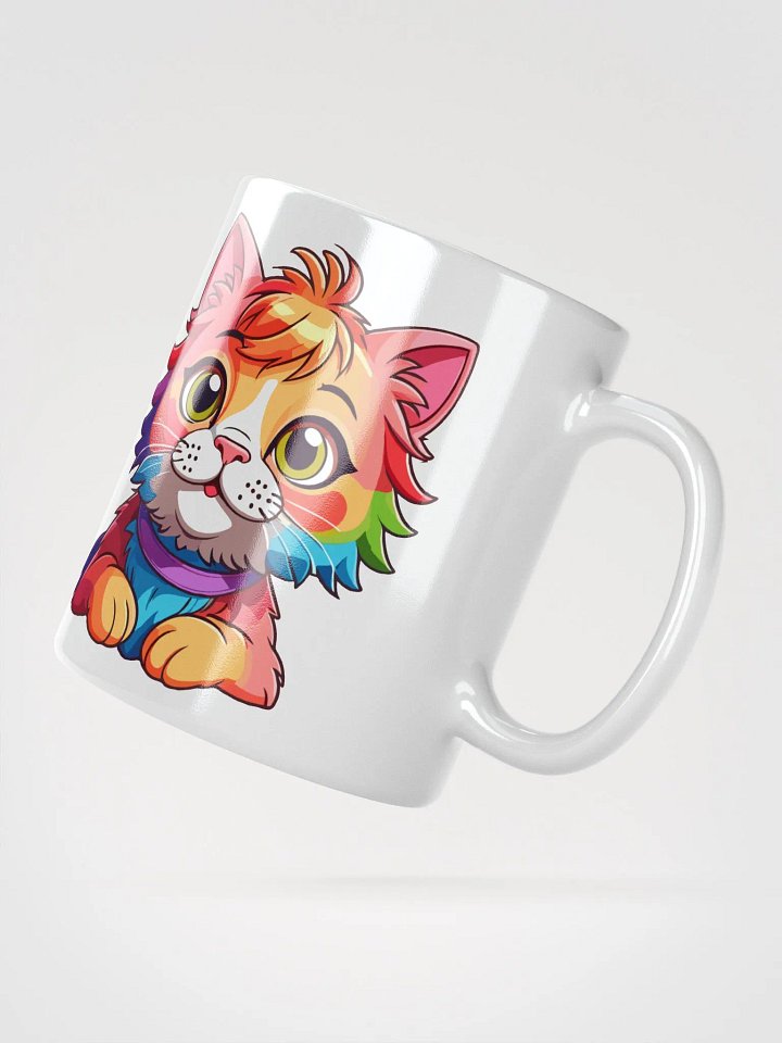 Cute Rainbow Color Cat 4 , Mug product image (4)