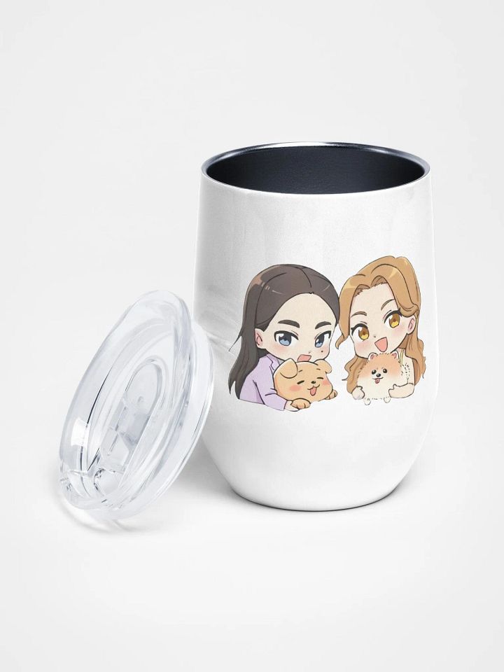 LingOrm Valentine Cartoon Design Wine Tumbler product image (1)